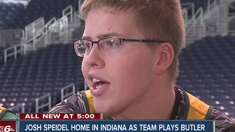 Josh Speidel returns home to Indiana with Vermont basketball team