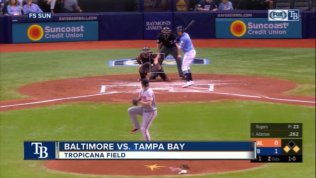 Tampa Bay Rays win 11th straight home game, beat Baltimore Orioles 8-3