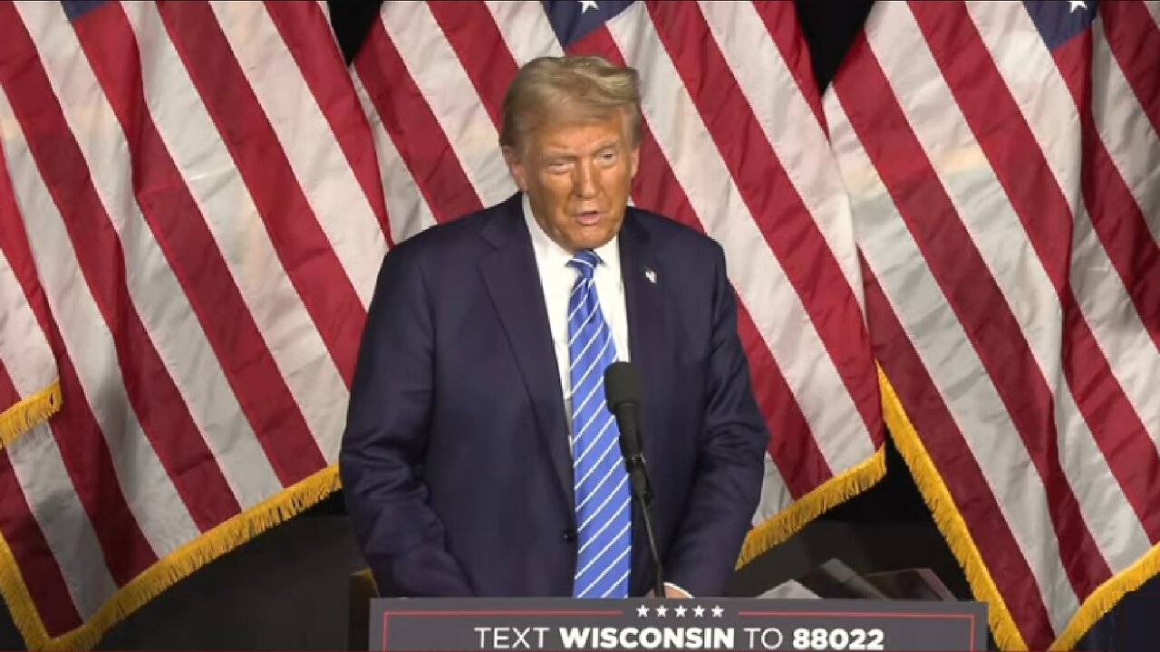 LIVE ~ President Donald J. Trump speaks in Milwaukee, Wisconsin ~ October 1 2024