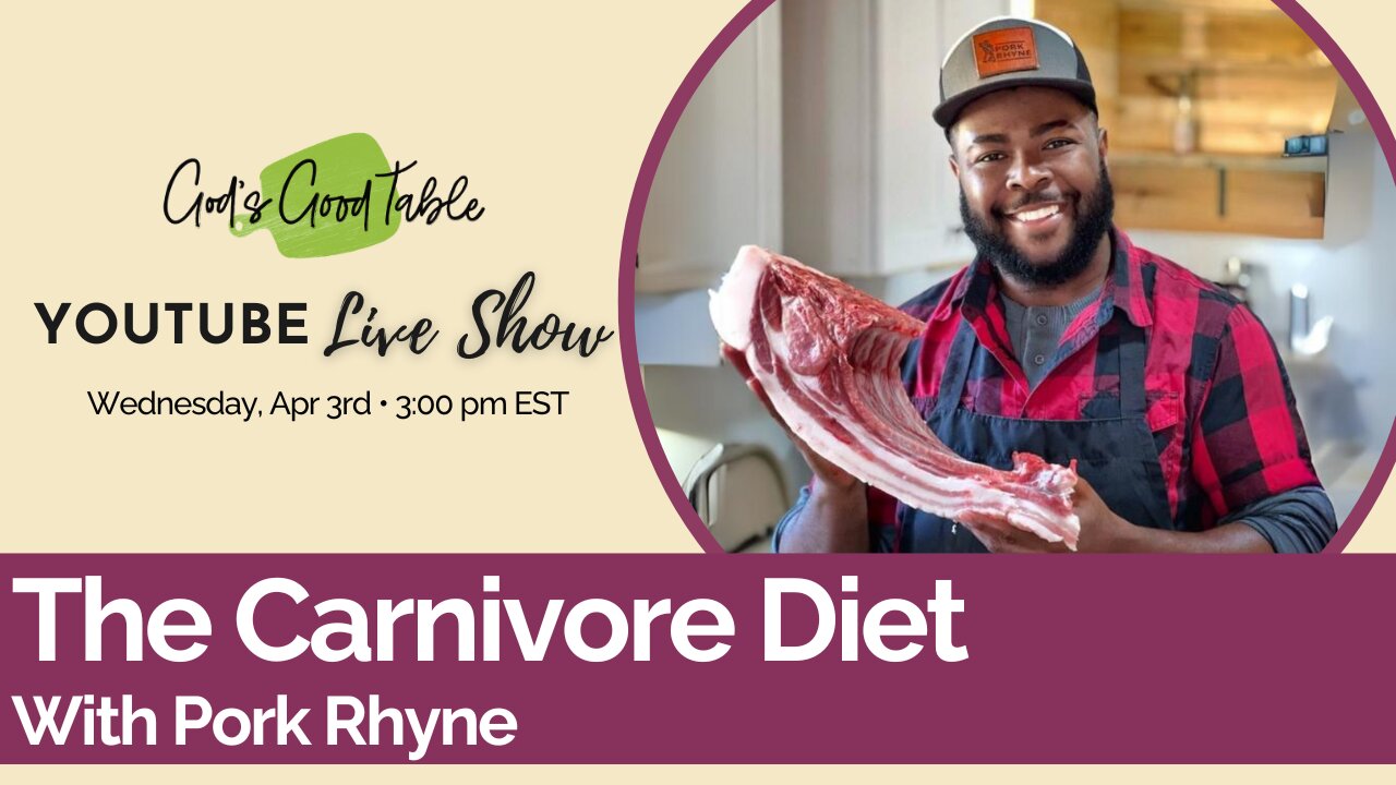 The Carnivore Diet with Pork Rhyne