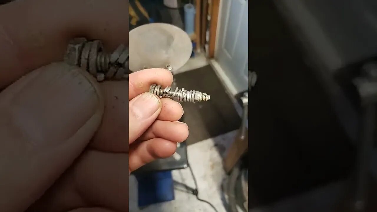 make a wheel dresser tool. #grinding #benchgrinder #shorts