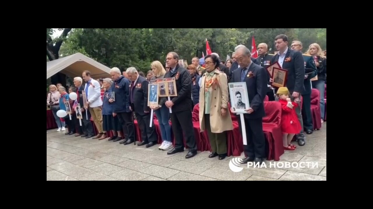 The march of the "Immortal Regiment" took place in Beijing