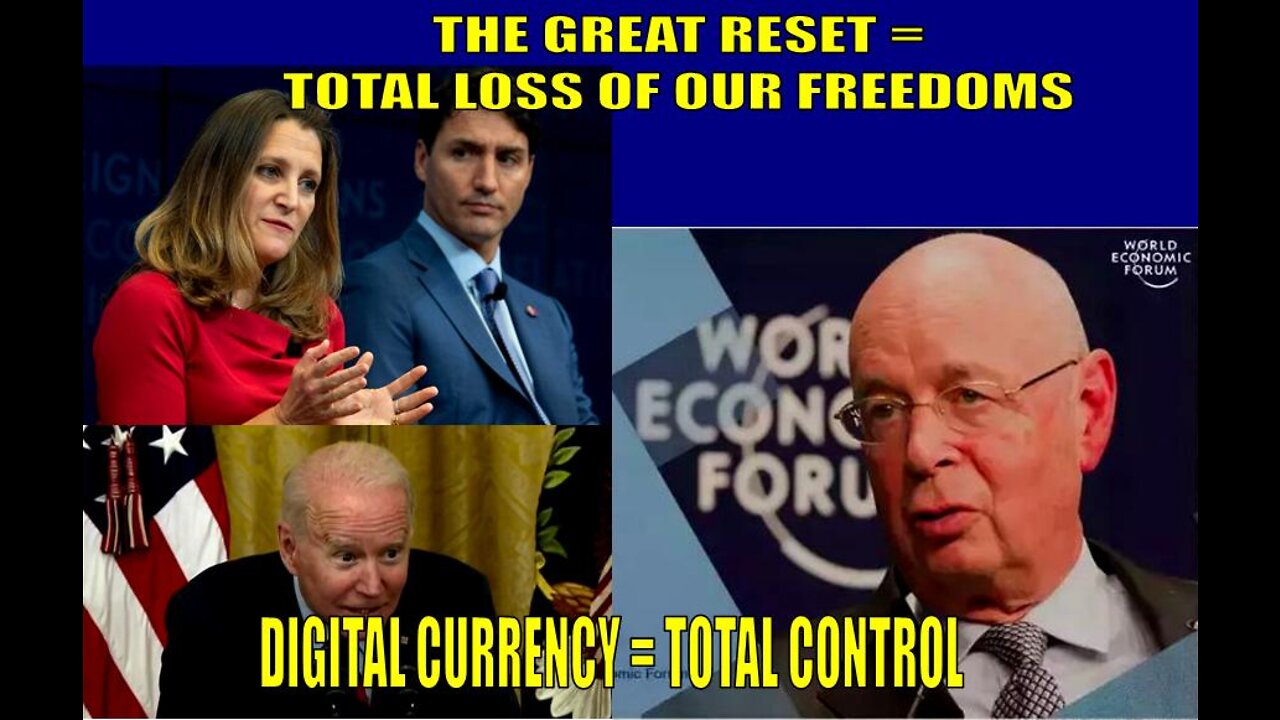 The Great Reset and Digital ID: = The END OF OUR FREEDOMS