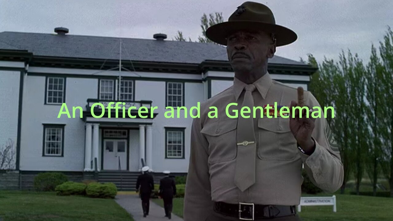 An Officer and a Gentleman: Meeting Your Drill Sergeant #drama #richardgere #louisgossettjr