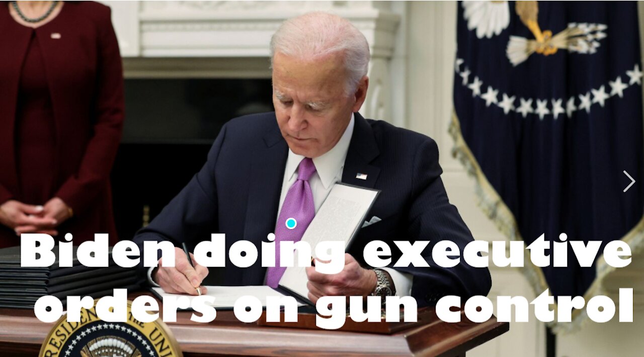 Gun control through executive order