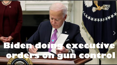 Gun control through executive order
