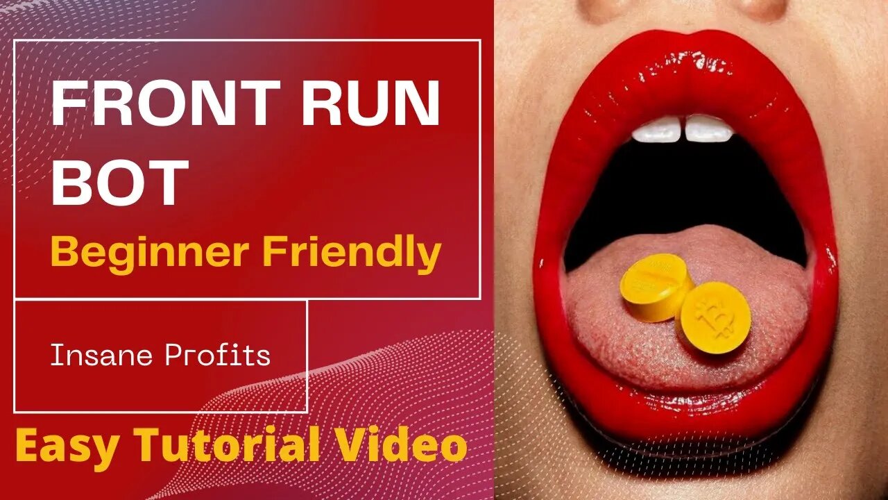 FRONT RUN BOT Insane Profits BEGINNER FRIENDLY