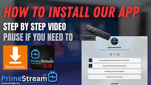 Tutorial on how to Download PrimeStream