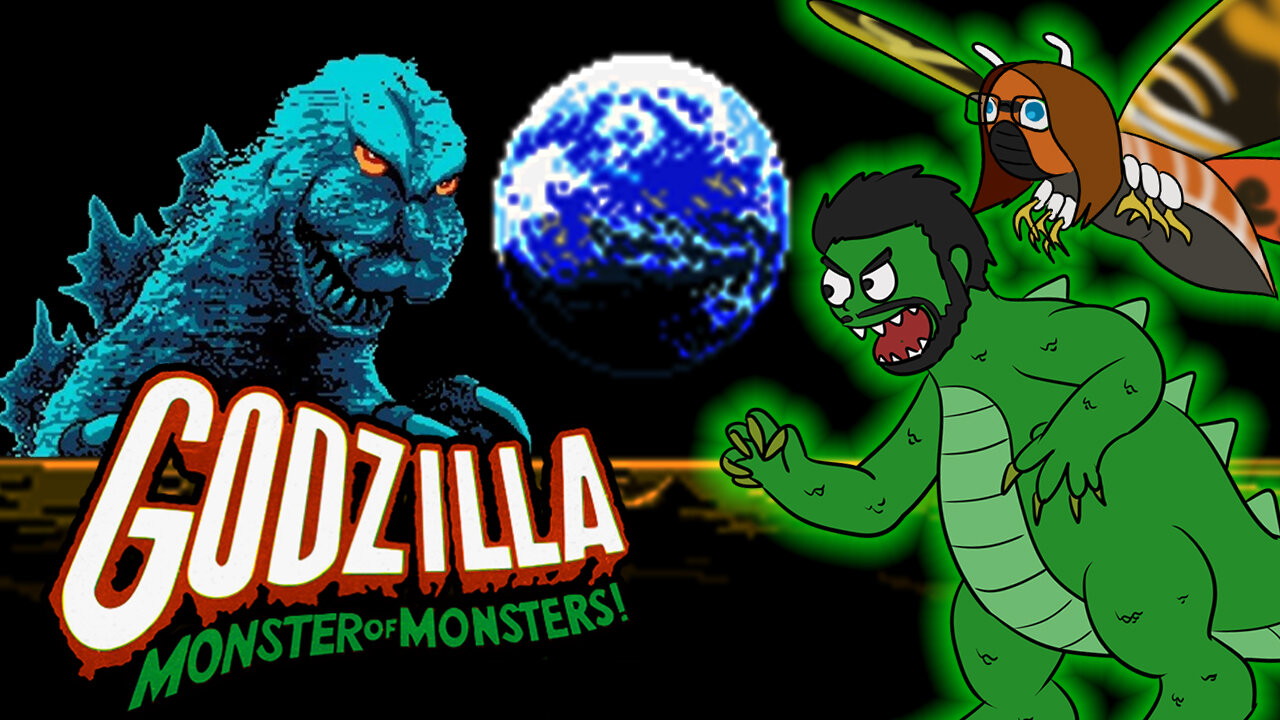 Godzilla Monster of Monsters NES - Castzilla VS The Pod Monster