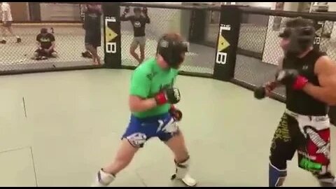 Throwback Sparring Bryan Barberena