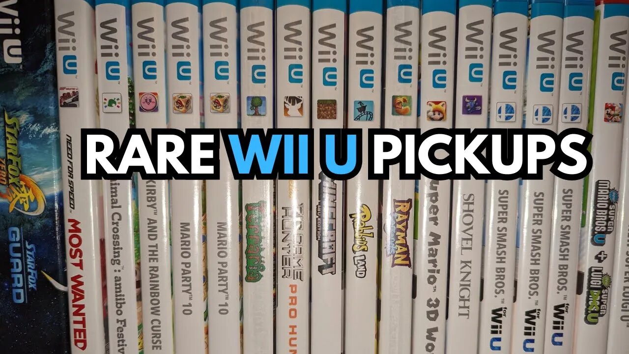 My LAST Wii U Game Pickups (HEAVY HITTERS Included)