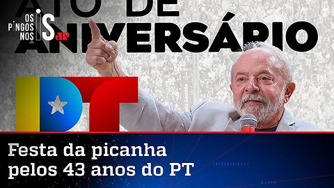 Jantar de luxo pelo aniversário do PT tem convite a R$ 20 mil
