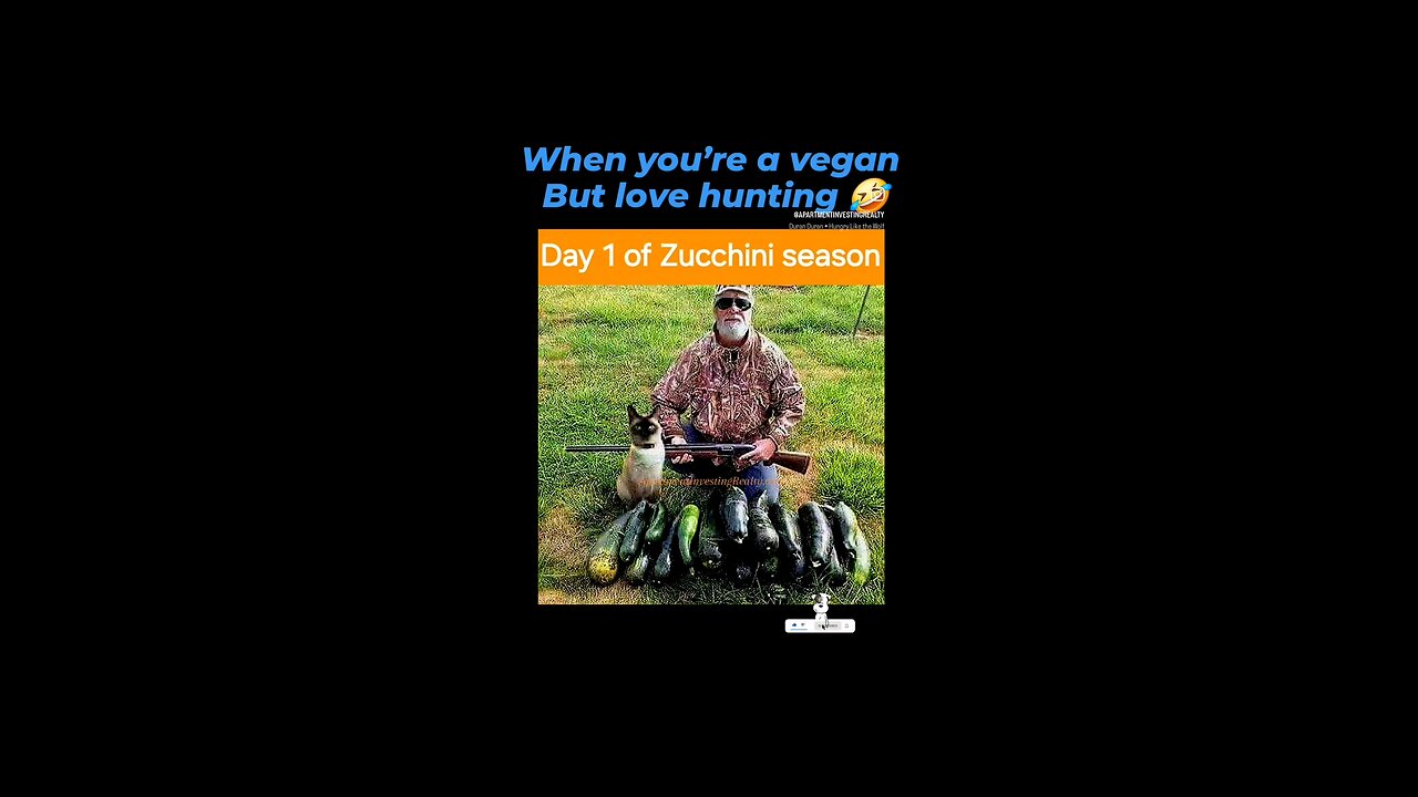 Vegan Hunter Be Like 🤣