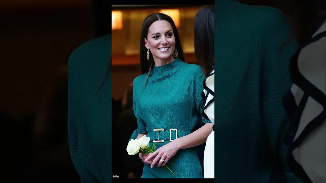 Green with envy! 😍 Princess of Wales Kate Middleton looks stunning in this gorgeous green outfit.