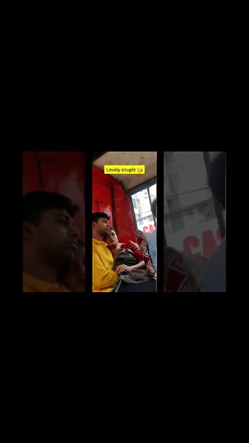 😘 couple romantic in bus #love #inbus #bus #loveinbus #romantic #xxx #sex #funny #kiss #youtubeshort