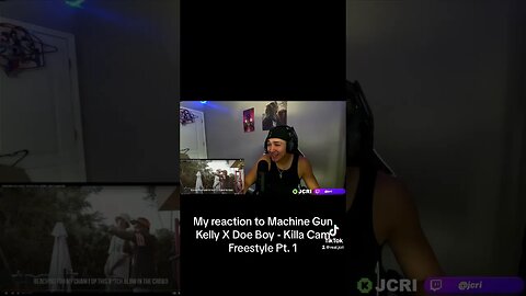 My reaction to Machine Gun Kelly X Doe Boy - Killa Cam Freestyle Pt. 1 #shorts