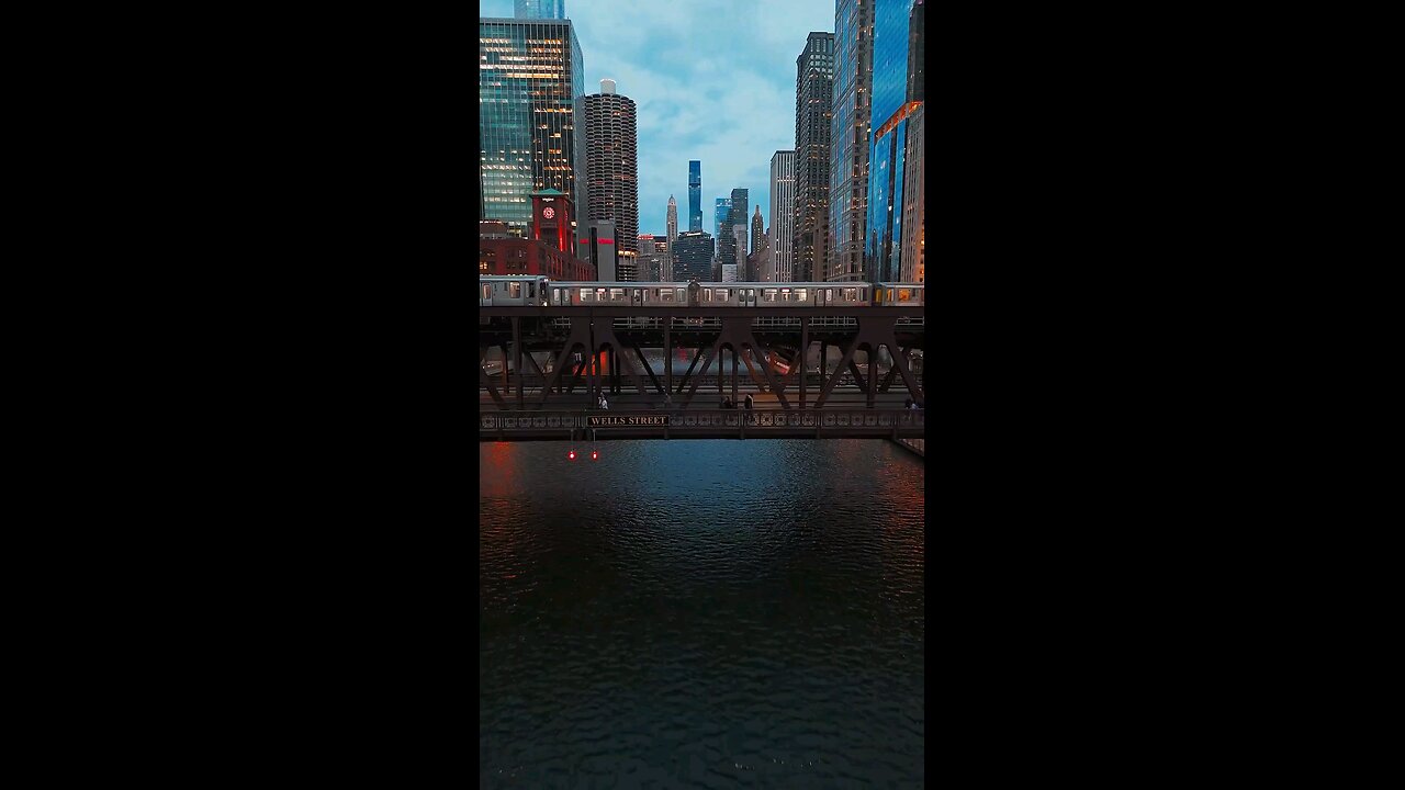 Chicago River at Night