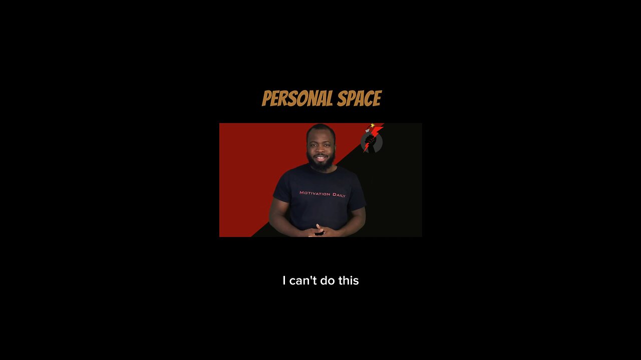 Personal Space #dayodman #personal #space #eeyayyahh #motivation