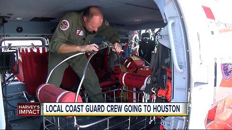 Local Coast Guard members ready to help with Hurricane Harvey relief efforts