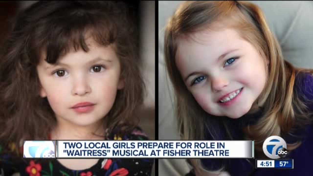 2 local girls prepare for role in 'Waitress' musical at Fisher Theatre