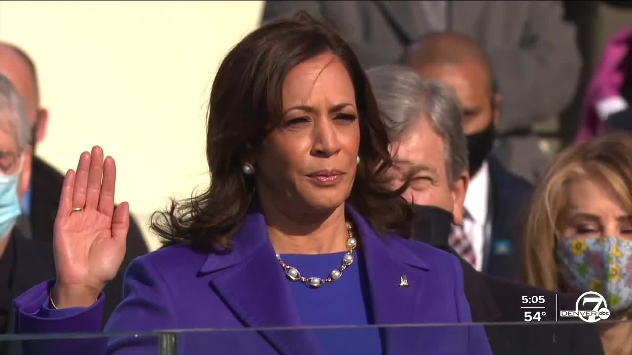 Vice President Kamala Harris achieves several historic firsts