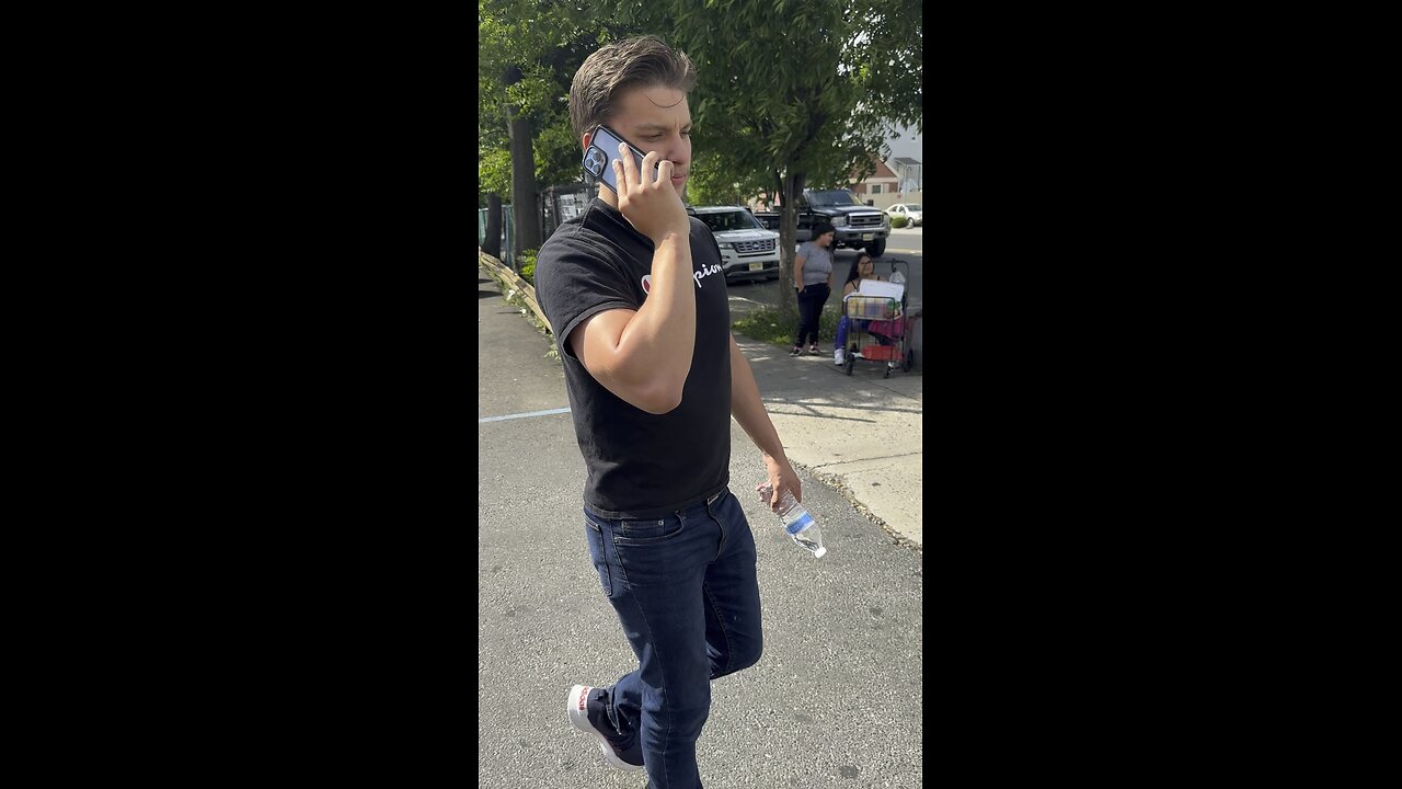 The brother Dom walking