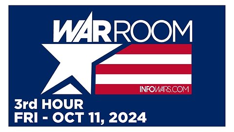 WAR ROOM [3 of 3] Friday 10/11/24 • News, Calls, Reports & Analysis • Infowars