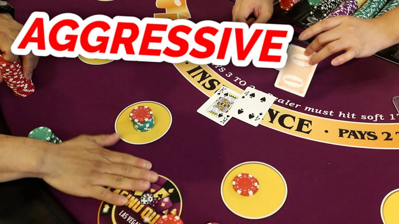 AGGRESSIVE BETTING "3 Lose & Pump" Blackjack System