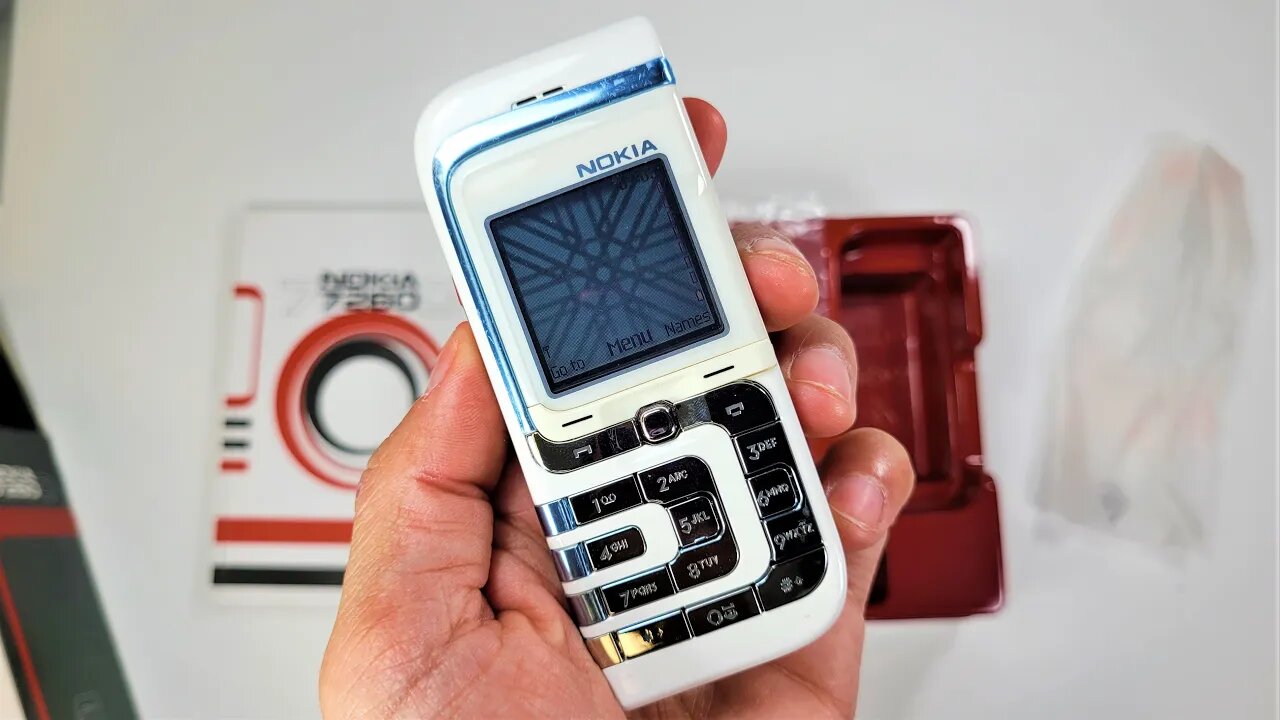 2004 Nokia 7260 Vintage Phone Unboxing Review