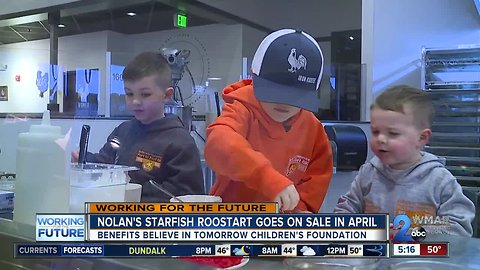 Special Iron Rooster "Roostart" to benefit Believe in Tomorrow Children's Foundation