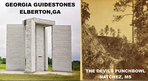 IN 2019 WE VISITED THE GEORGIA GUIDESTONES (BEFORE THEY WERE DESTROYED) & THE DEVILS PUNCHBOWL |