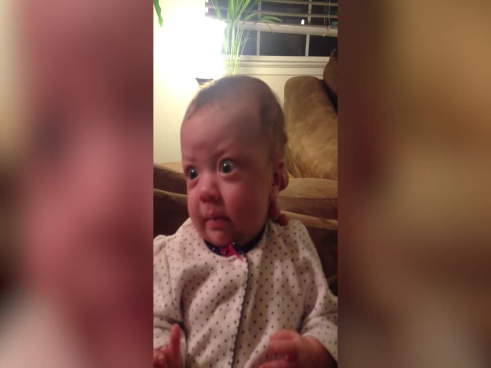 Tiny Baby has best "Surprised" Face