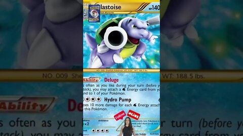 This is your card if you - Blastoise