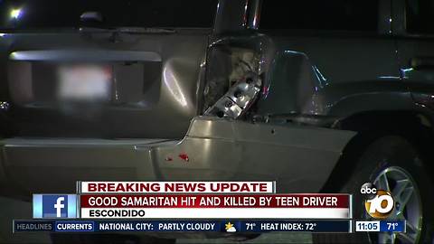 Good Samaritan killed by teen driver