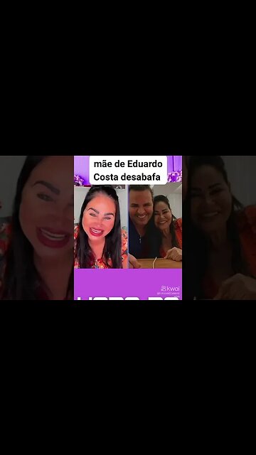Nossa 😨 olha esse grande desabafo da mamãe do #eduardocosta . Ela ficou indignada com as fofocas ui
