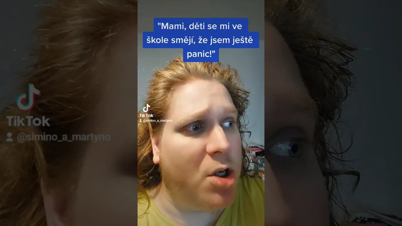 DĚTI se mi ve škole SMĚJÍ, že jsem ještě PANIC! Co mi poradila moje MÁMA!? #funny #shorts #tiktok