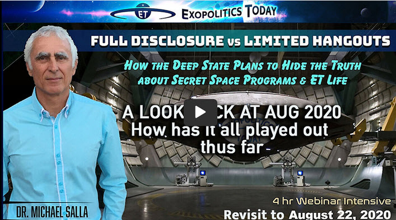 Full Disclosure vs Limited Hangouts: How the Deep State Plans to Hide the Truth about SSPs & ET Life