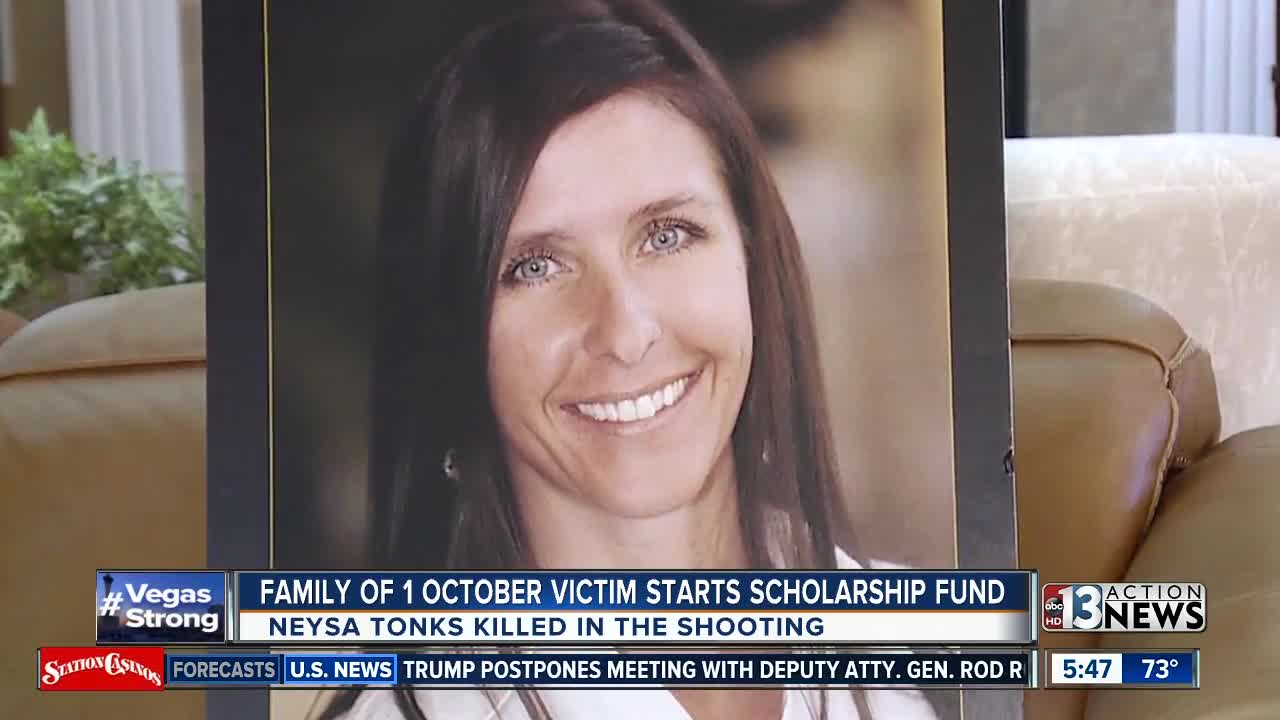 Family of 1 October victim starts scholarship fund