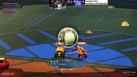 3vs3 battle [info : fruitlab.com/ref/ajaxkmr | My Giveaway : giv.gg/CaetZS ] #RocketLeague #3vs3