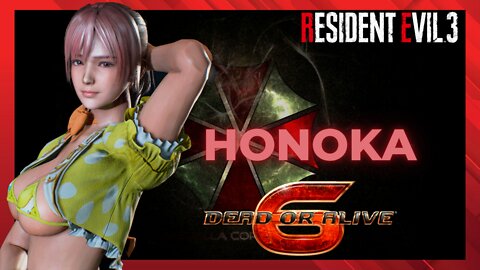 RESIDENT EVIL 3 REMAKE : SEXY HONOKA (JILL) - DEAD OR ALIVE 6