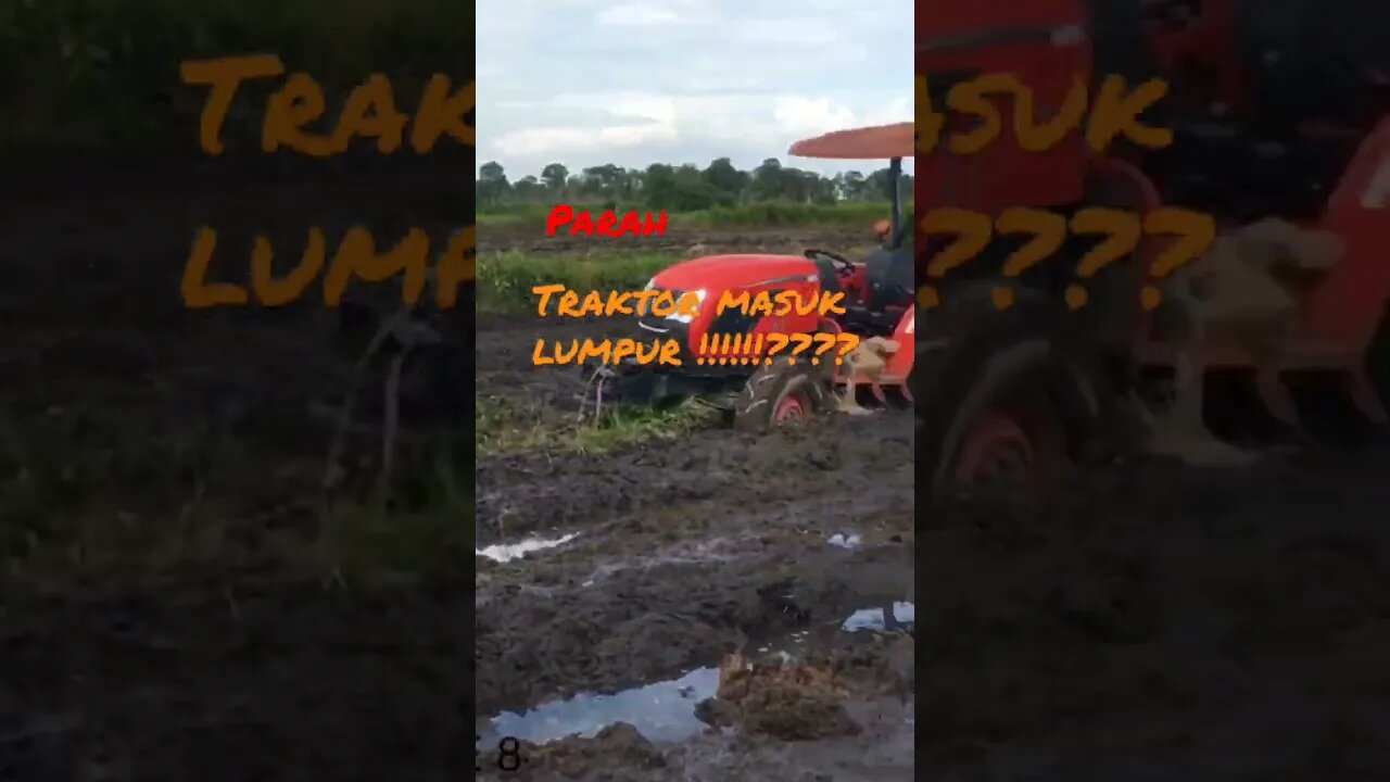 Traktor masuk lumpur #Shorts