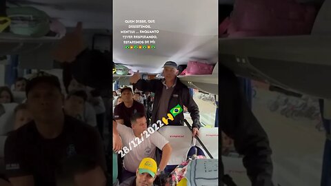 Ônibus lotado em direção ao QG de Brasília #shorts