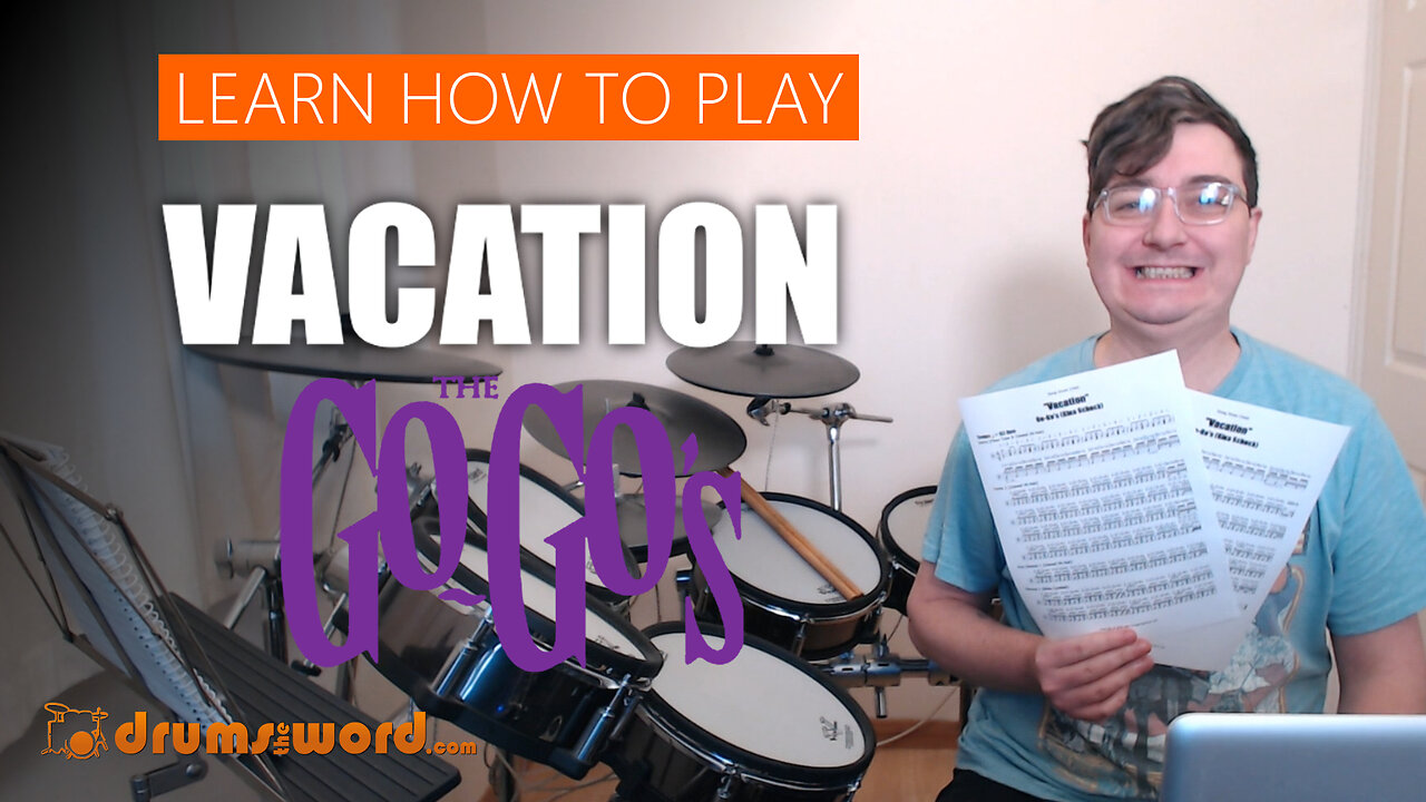 ★ Vacation (The Go-Go's) ★ Drum Lesson PREVIEW | How To Play Song (Gina Schock)