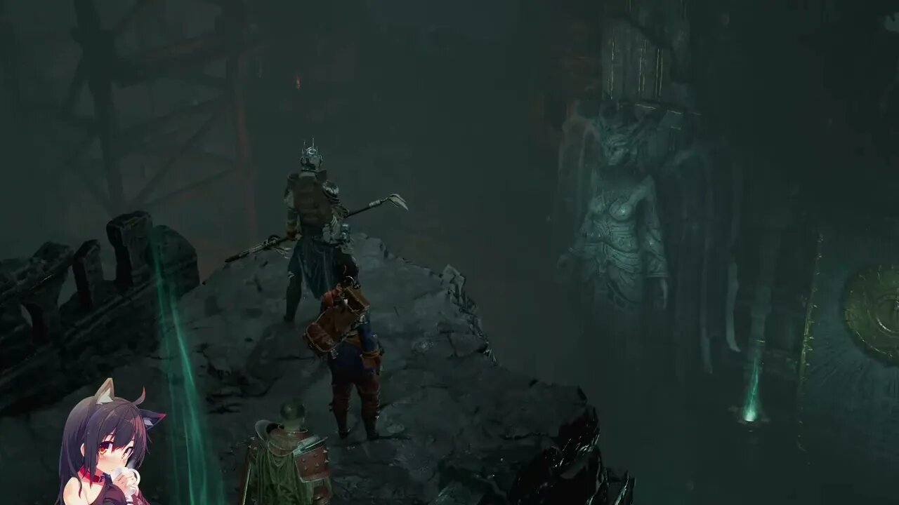 Playing Diablo 4 Beta Necro Hardcore vet mode P2