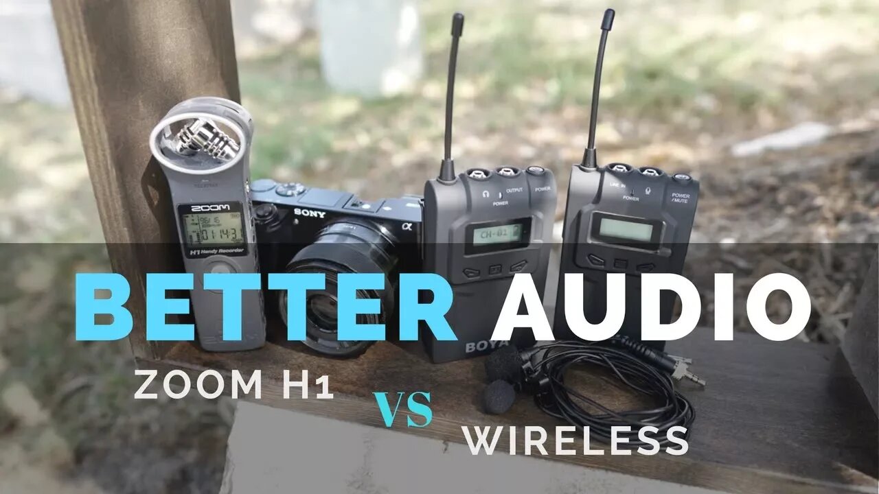 Better A6500 Audio: Zoom H1 vs Wireless