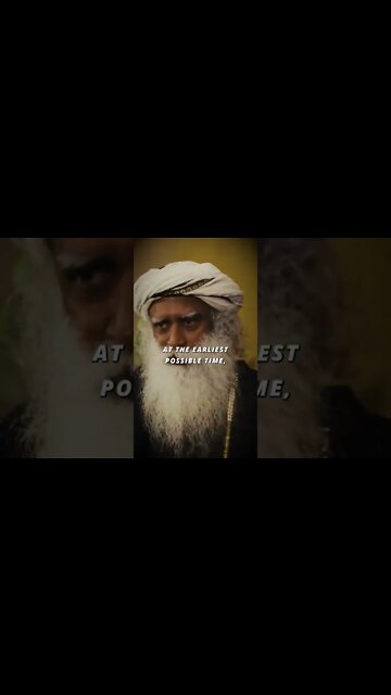 Sadhguru explains The Importance of Learning Knowledge as Soon as Possible. - #shorts