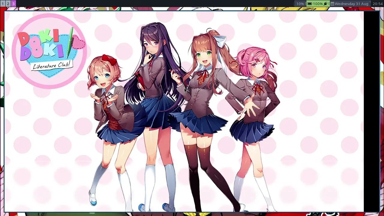 Como jugar Doki Doki Literature Club (DDLC) en Linux