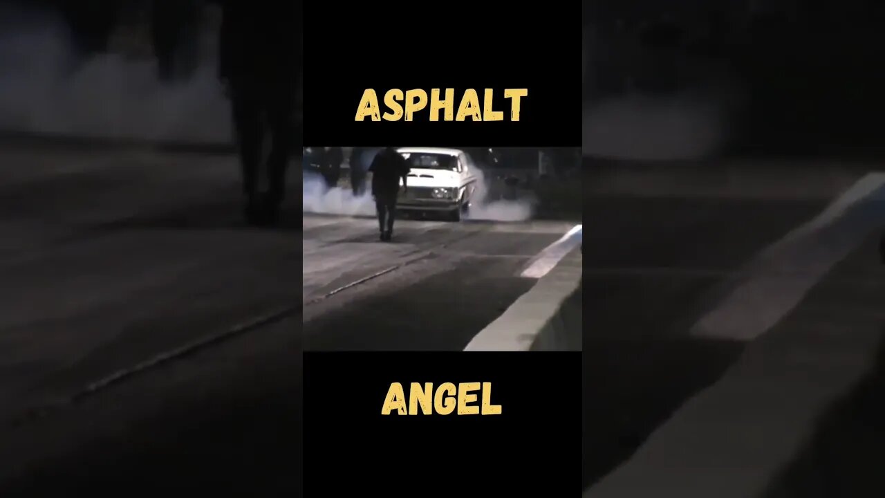 Asphalt Angel Super Stocker Drag Strip Burnout! #shorts