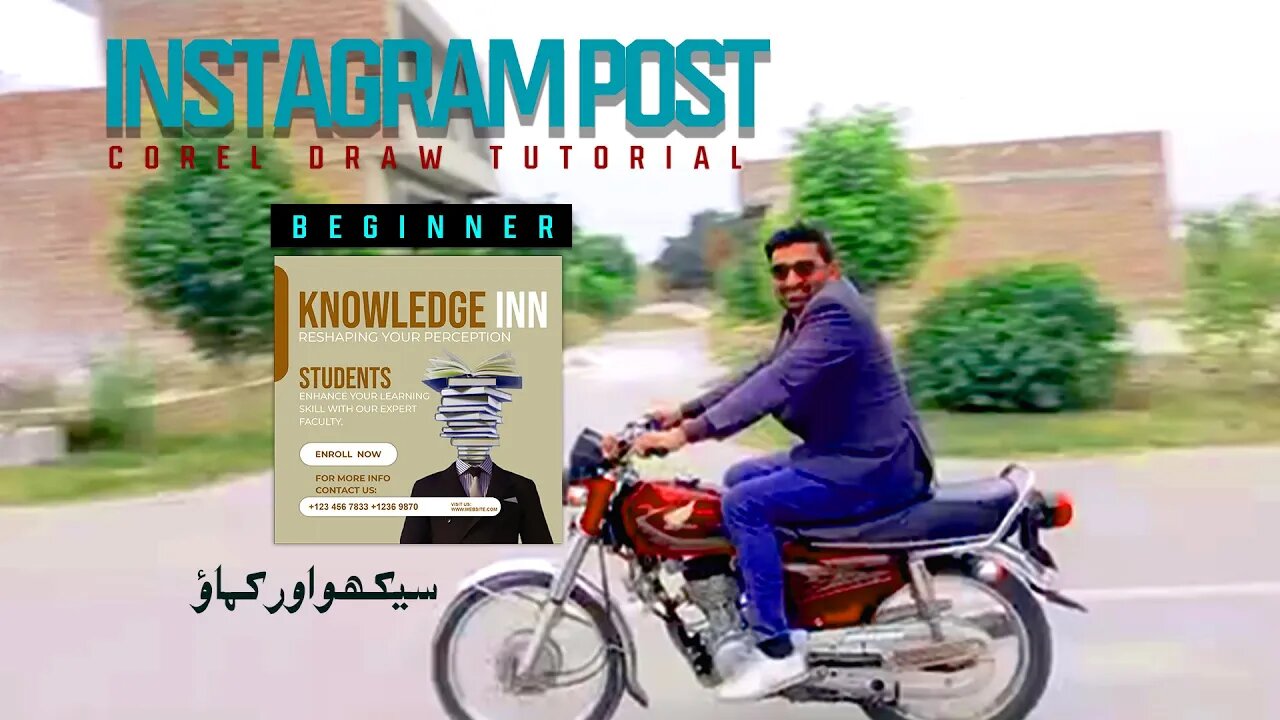 How to design Instagram Post | The 5 Biggest Social Media Trends in 2023 Coreldraw #knowledgeinn