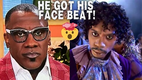 Shannon Sharpe gets a FACE FULL OF MAKEUP‼️😮💅